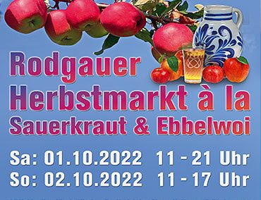 01.-02.10.2022 Rodgauer Herbstmarkt