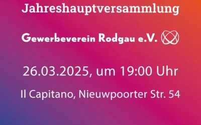 26.03.2025 Jahreshauptversammlung